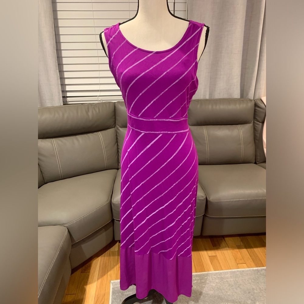 Fuschia summer hi low dress